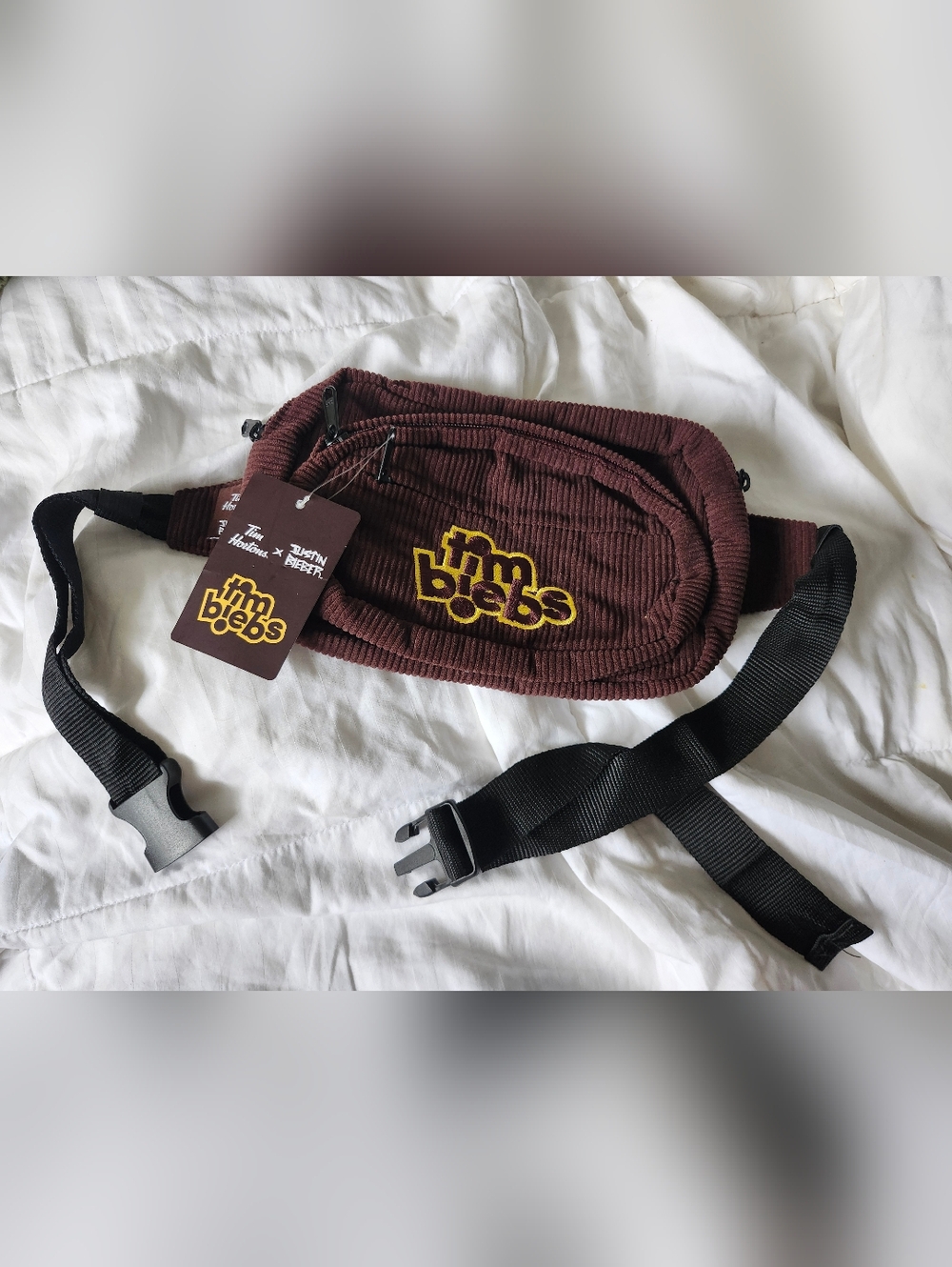 Tim Hortons x Justin Bieber Tim Biebs Corduroy Waist Bag